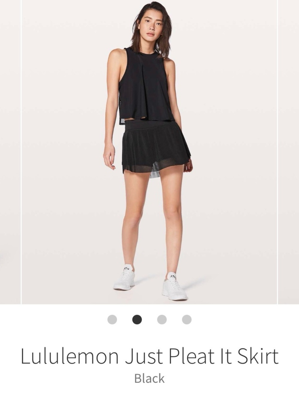 Lululemon Just Pleat It Skirt 6